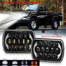 2pcs For Toyota Tacoma 1995 1996 1997 Pickup 5x7 7x6 Led Headlights Hilo A 2pcs For Toyota Tacoma 1995 1996 1997 Pickup 5x7 7x6 Led Headlights Hilo A