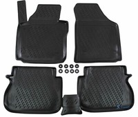 GummifußMatten Gummimatten 3D Passend FüR Vw Caddy 2015- 2020 4 Tlg
