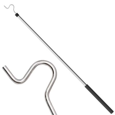 Clothing Hook Pole Closet Pole Reach with Hook Get Clothes from
