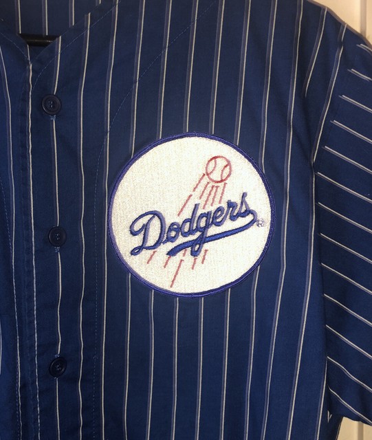 pinstripe dodger jersey