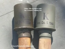 German WWII M1924 Stick Grenade Stencil, "Kalt" for cold weather, - Stencil 041