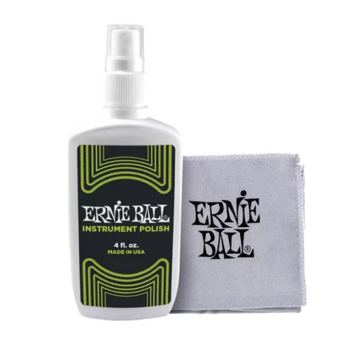 Ernie Ball P04222 Instrument Polish with Cloth