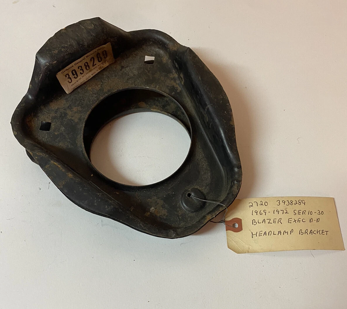 NOS 1969 1972 Chevrolet Truck Blazer Headlight Mount Bracket Pair  