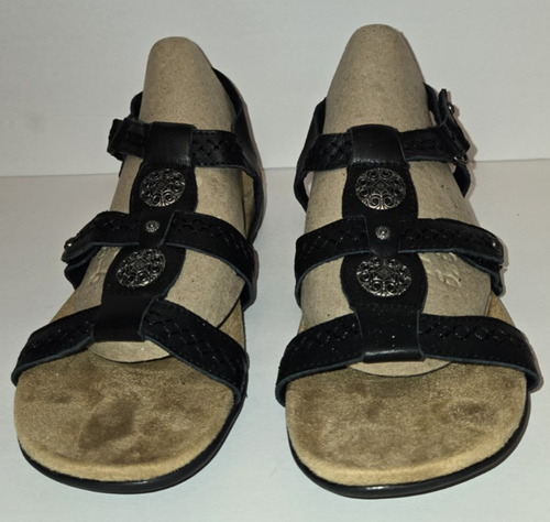 Sandali donna Minnetonka Meryl neri taglia 6 - Foto 2 di 6