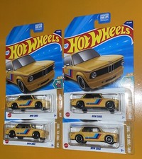 Hot Wheels BMW 2002 Yellow Lot Of 4