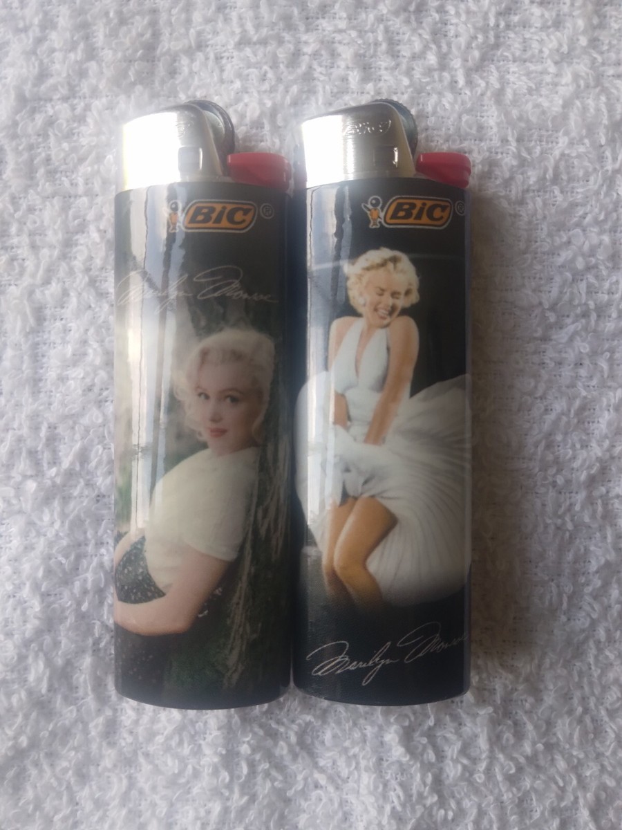 2 Marilyn Monroe Bic lighters Norma Jeane