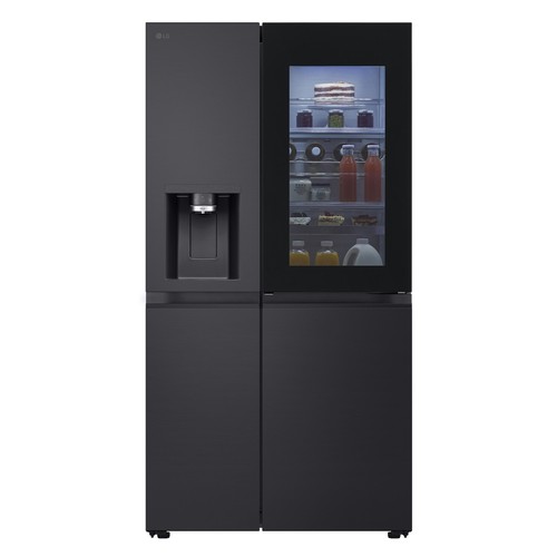 LG Side by Side Kühl-/gefrierkombination 628 L Essence Matte Black GSXE90EVAD - Bild 3 von 12