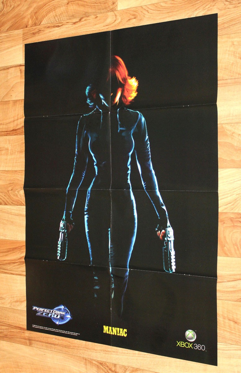 Xbox 360 Console Poster / Perfect Dark Zero Rare Poster 81x59cm