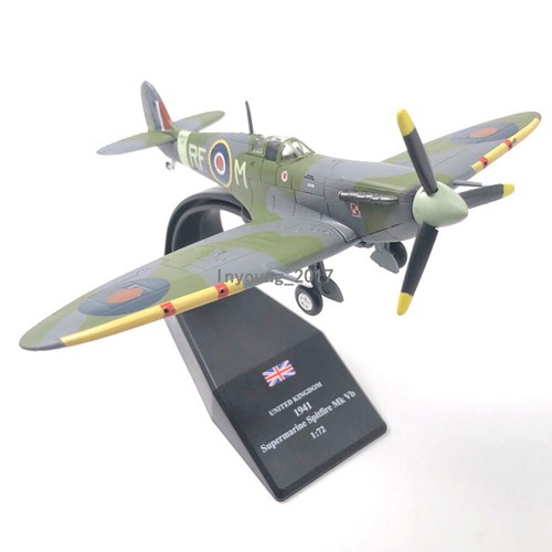 1/72 Scale 1941 WWII Spitfire MK.VB Fighter Plane Diecast Model Men Collection e