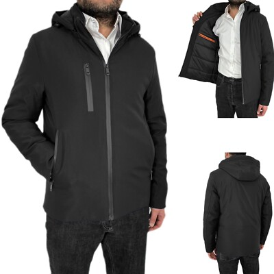 Herren Winterjacke Schneiderjacke Daunenjacke kurz gefüttert Winterjacke VEQUE