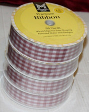 Member's Mark Premium Wired Ribbon 1.5" Wide x 50 Yards Lot of 4