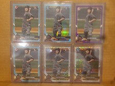 6x Jackson Goddard 2018 Bowman Draft  #BD147 DBacks. Lot speckle purple sky blue