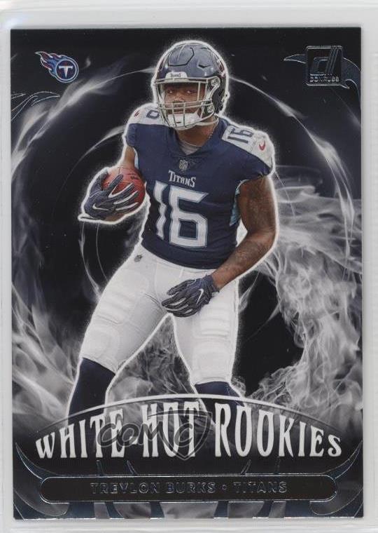 2022 Panini Donruss White Hot Rookies Treylon Burks #WHR-5 Rookie RC