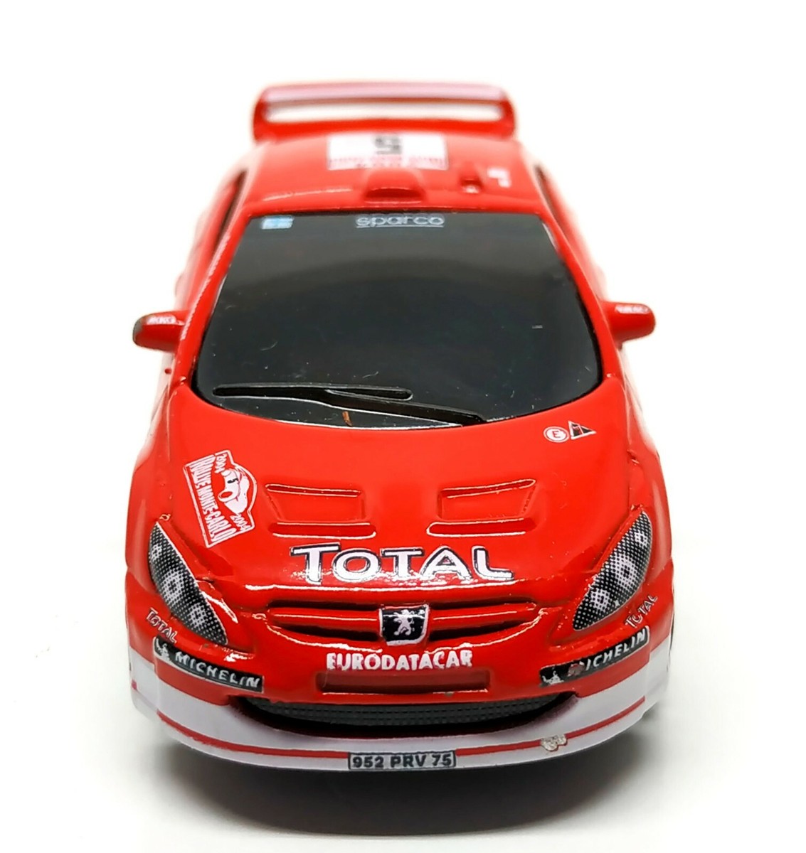 Majorette Peugeot 307 WRC no.5 Red 1:58 (3 inches) 205D Defects