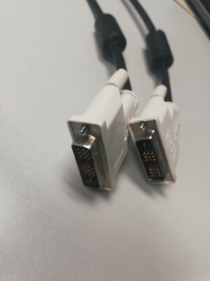 DVI-D to DVI-D DVI Male 2 Male Single Link Cable for LCD Display Monitors (5FT)