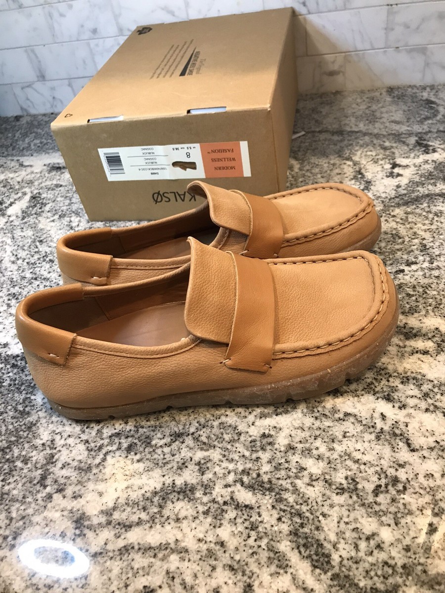 kalso earth shoes 8 womans DABB nubuck cognac brown new in  display picture 1