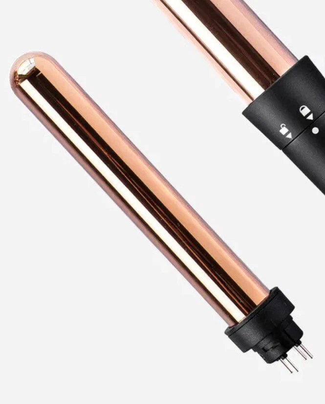 FoxyBae Rose Gold 3-in-1 Curling Wand lonic Prof Neg Ion & Temp Control NIB - Image 4 of 4