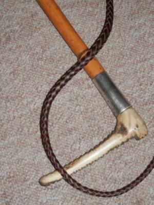 Antique BRIGG LONDON Gents Bamboo Hunting Whip - H/m Silver Collar 1893 &  Lash | eBay