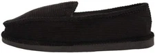 Bright Slippers Men's Corduroy House Shoes - Black