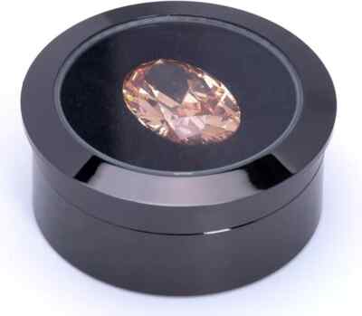 Small Loose Diamond or Gemstone Display Box Case Holder Show Container Metal