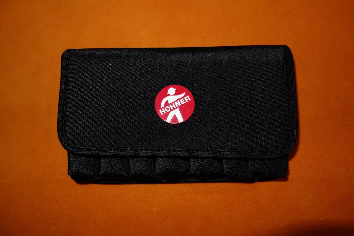 New HOHNER FLEX 7 HARMONICA CASE gig bag 2 can be velkro together