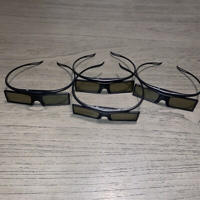 Samsung 3D Active Glasses SSG4100GB Lot of 4 Untested