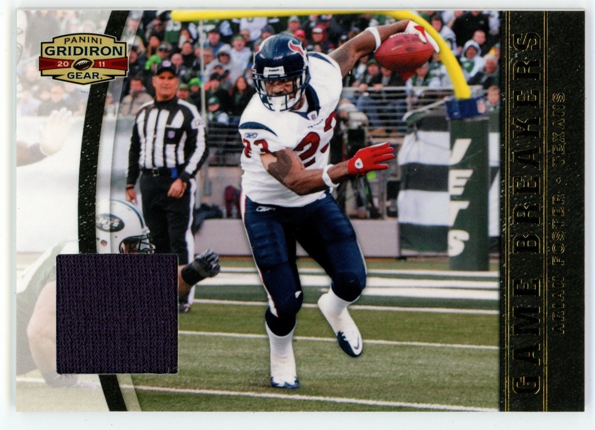 2011 Gridiron Gear Game Breakers Adrian Foster Jersey 227/250 #1