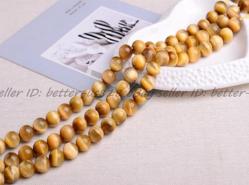 Wholesale Lot Natural Gemstone Round Spacer Loose Beads 4MM 6MM 8MM 10MM 12MM - Picture 73 of 104