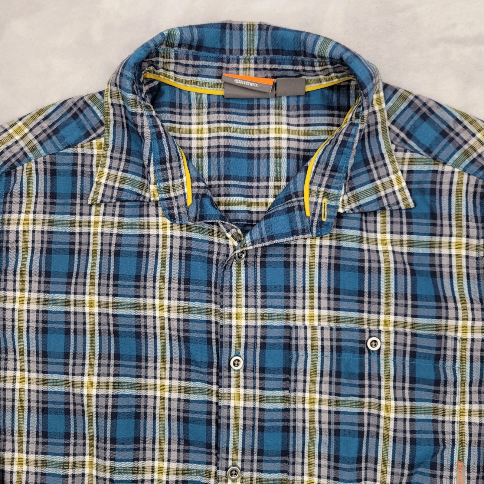 merrell plaid hiking button up selectwick adult shirt