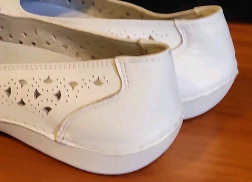 Propet Women's Cabrini Loafer Flat Shoes Size 12 B White NWOB - Picture 3 of 5