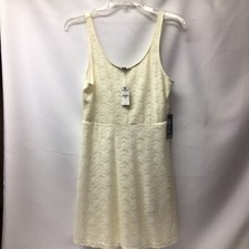 Women’s Express S/P Off White Lace Sleeveless Lined NWT Tank Pullover Dress