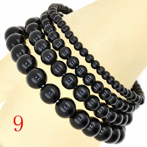 Natural 6/8/10/12mm Multicolor Gemstone Round Beads Stretch Bracelet 7.5" AAA - Picture 9 of 42