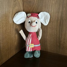 Vintage Made in Japan Midcentury DAKIN  Dream Pets  Velveteen Christmas Mouse