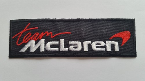 Motorsports Car Racing Patch Sew / Iron On Badge McLaren | eBay