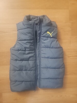 Puma Boys Puffer Warm Vest Size Xs 5/6 Puffer Vest