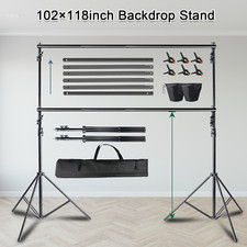 Adjustable background bracket set 102  118 inches suitable for studio lighting
