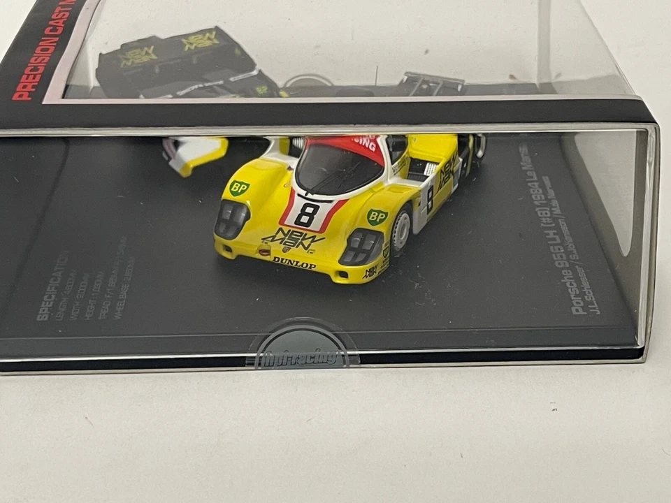 Coche de carreras Porsche 956 LH #8 1/43 HPI de 1984 24 horas de LeMans 8031 TR182 Foto 2 de 4