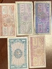 1957 & 1961 MILITARY PAYMENT CERT MIX 5c10c25c50c $1 Each.  10 Bills.  F-VG — photo 3