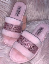 Juicy Couture JC Gravity 2 Slide Slippers Light Pink WJO5064W Size XL 95-10.5 