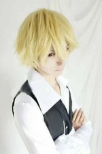 Yellow DuRaRaRa! For Shizuo Men's Halloween Party Cosplay party Wig