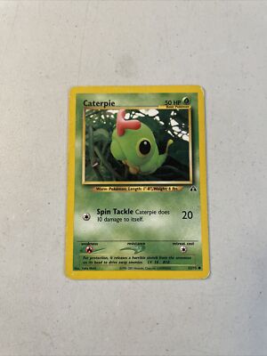 Pokemon TCG 2001 Neo Discovery Trading Card -- Caterpie 53/75 | eBay