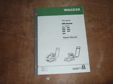 Wacker VPR 1350W Vibroplate Compactor Operator Maintenance Service Repair Manual
