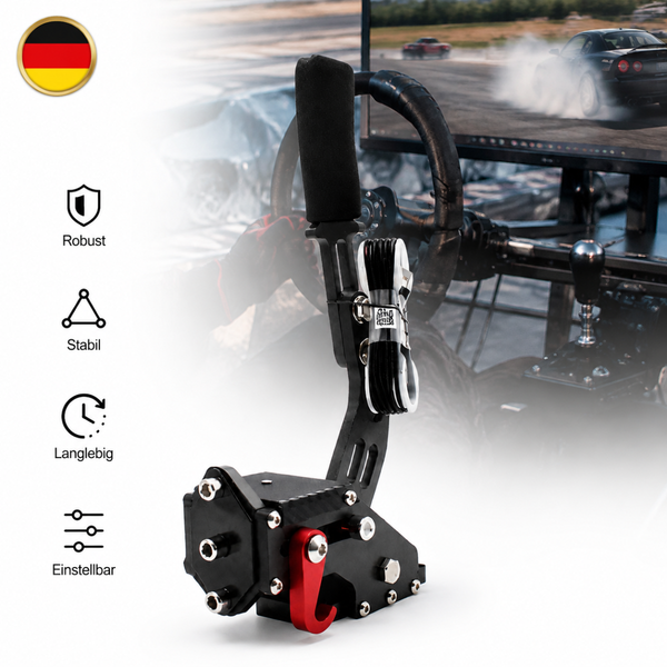 Klemmmontage USB Handbremse PC Schwarz Linear Controller FüR Sim Racing Gaming-image