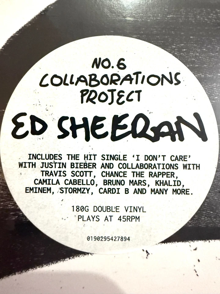 SEALED! Ed Sheeran No. 6 Collaborations  Project 2x 180g Vinyl BRAND NEW! - Image 2 of 3