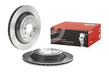 2x BREMBO Bremsscheibe PRIME LINE - UV Coated 09.R124.21 f&uuml;r MERCEDES KLASSE GL