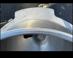 Welbilt Varimixer 40 Qt Set w/ Dolly & Wire Whip | Bowl Has Crack | Commercial