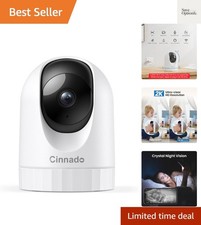 Security Camera Indoor-2K 360 WiFi Cameras for Home Security Pet/Dog/Baby Ca...