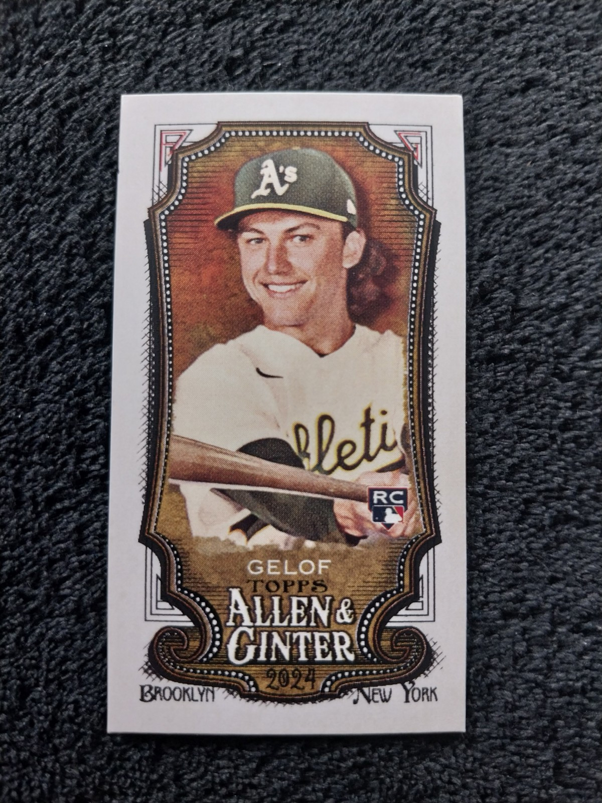 2024 Allen And Ginter Zack Gelof Rookie Mini #82 Oakland Athletics RC