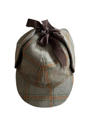 Vintage Christys  London Sherlock Wool  Bobby Hat Made In England