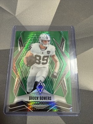 2025 Panini Phoenix - Brock Bowers #146 Green Hyper /149